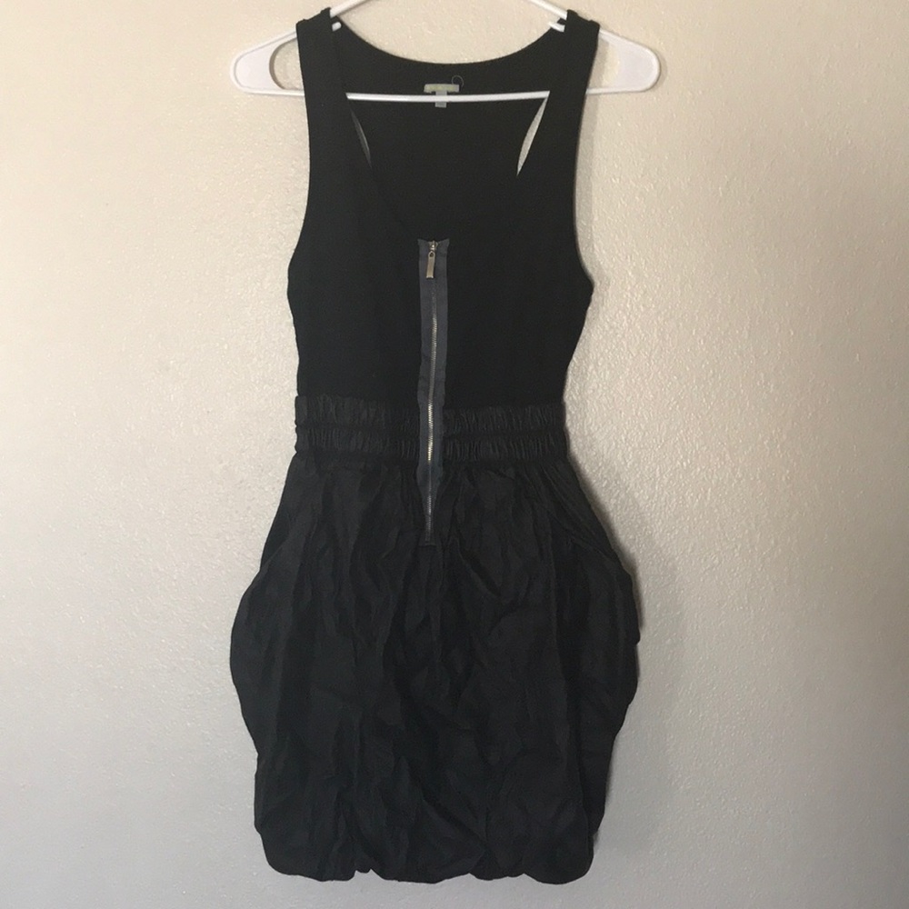 Charlotte Russe black pleather dress